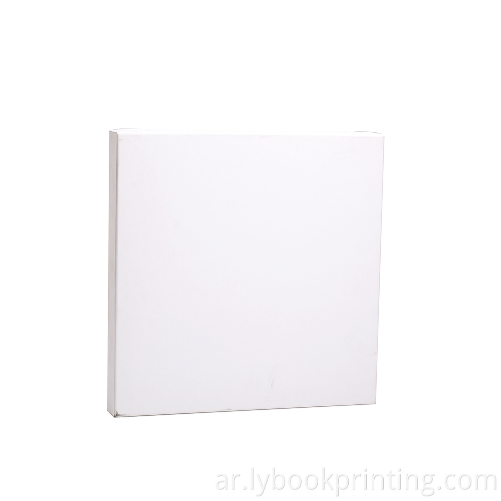 صناديق الشحن المطبوعة المخصصة للبريد المخصص للبريد الأبيض طباعة غطاء ورقي أبيض ومربع أساسي